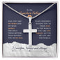 Superhero Father - You Are The World - Artisan Cross Necklace