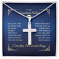 Superhero Father - You Are The World - Artisan Cross Necklace