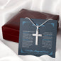 To My Man - My Missing Piece - Artisan Cross Necklace