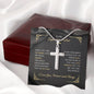 Superhero Father - You Are The World - Artisan Cross Necklace