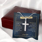 Father Of The Groom - Thank You - Artisan Cross Necklace