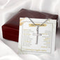 Father Of The Bride - Thank You - Artisan Cross Necklace