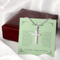 To My Man - My Missing Piece - Artisan Cross Necklace