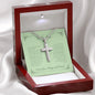 To My Man - My Missing Piece - Artisan Cross Necklace