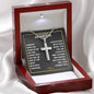 To My Dearest Grandson - Cross Necklace