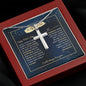 Son - Happy Father's Day - Artisan Cross Necklace