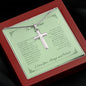 To My Man - My Missing Piece - Artisan Cross Necklace