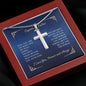 Superhero Father - You Are The World - Artisan Cross Necklace