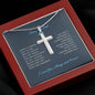 To My Amazing Dad - Happy Father's Day - Artisan Cross Necklace