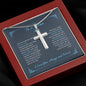 To My Man - My Missing Piece - Artisan Cross Necklace