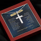 Father Of The Bride - Thank You - Artisan Cross Necklace