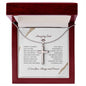 To My Amazing Dad - Happy Father's Day - Artisan Cross Necklace