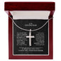 To My Loving Dad - My First Love - Artisan Cross Necklace