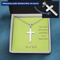 Faith- Personalized Cross Necklace
