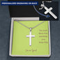 Faith- Personalized Cross Necklace