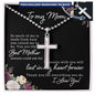 Mom - Personalized Cross Necklace