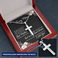 Mom - Personalized Cross Necklace
