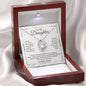 To My Daughter - The Proudest Moment - Forever Love Necklace