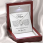 To My Loving Mom - An Angel - Forever Love Necklace