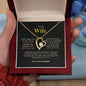 To My Wife - Feel My Love - Forever Love Necklace