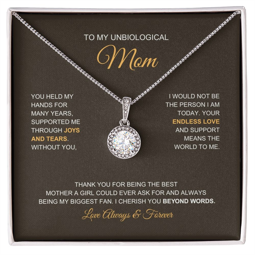 Unbiological Mom - Beyond Words - Eternal Hope Necklace