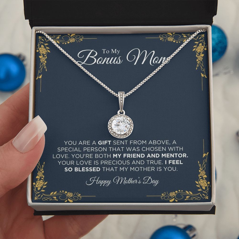 To My Bonus Mom - Happy Mother's Day - Eternal Hope Necklace