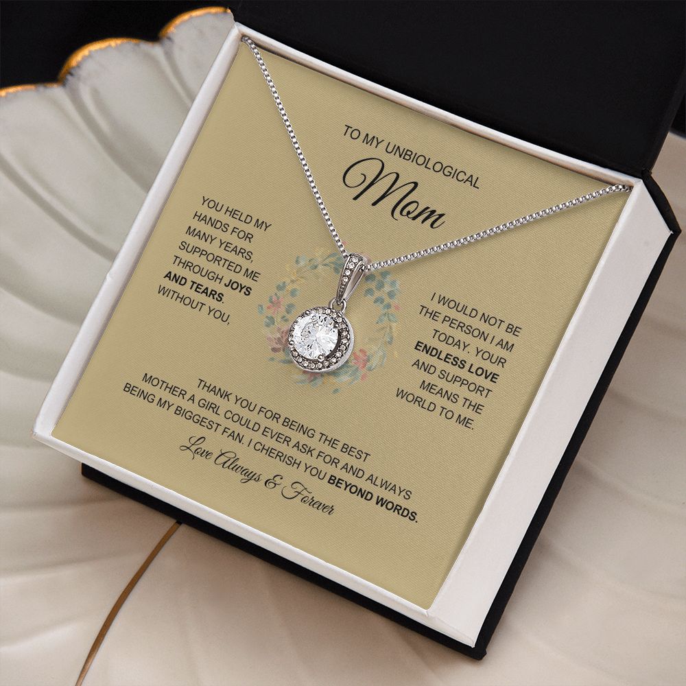 Unbiological Mom - Beyond Words - Eternal Hope Necklace