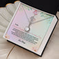 To My Beautiful Daughter - On Your Wedding Day - Eternal Hope Necklace