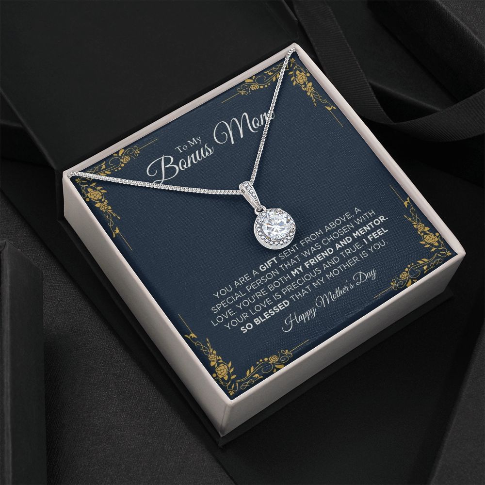 To My Bonus Mom - Happy Mother's Day - Eternal Hope Necklace