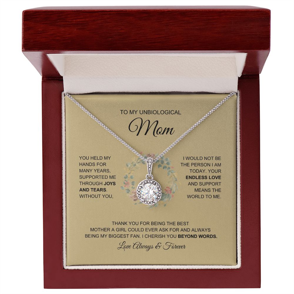 Unbiological Mom - Beyond Words - Eternal Hope Necklace
