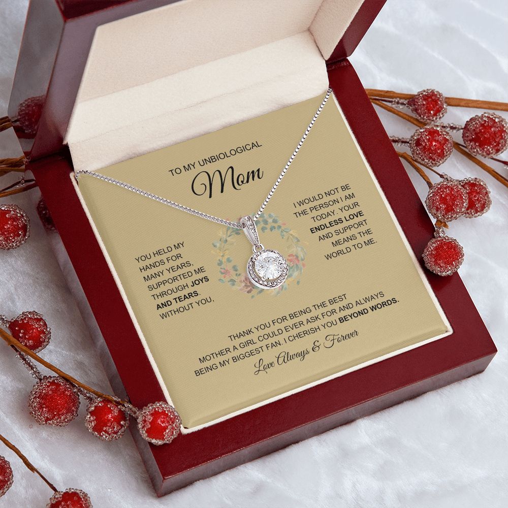 Unbiological Mom - Beyond Words - Eternal Hope Necklace