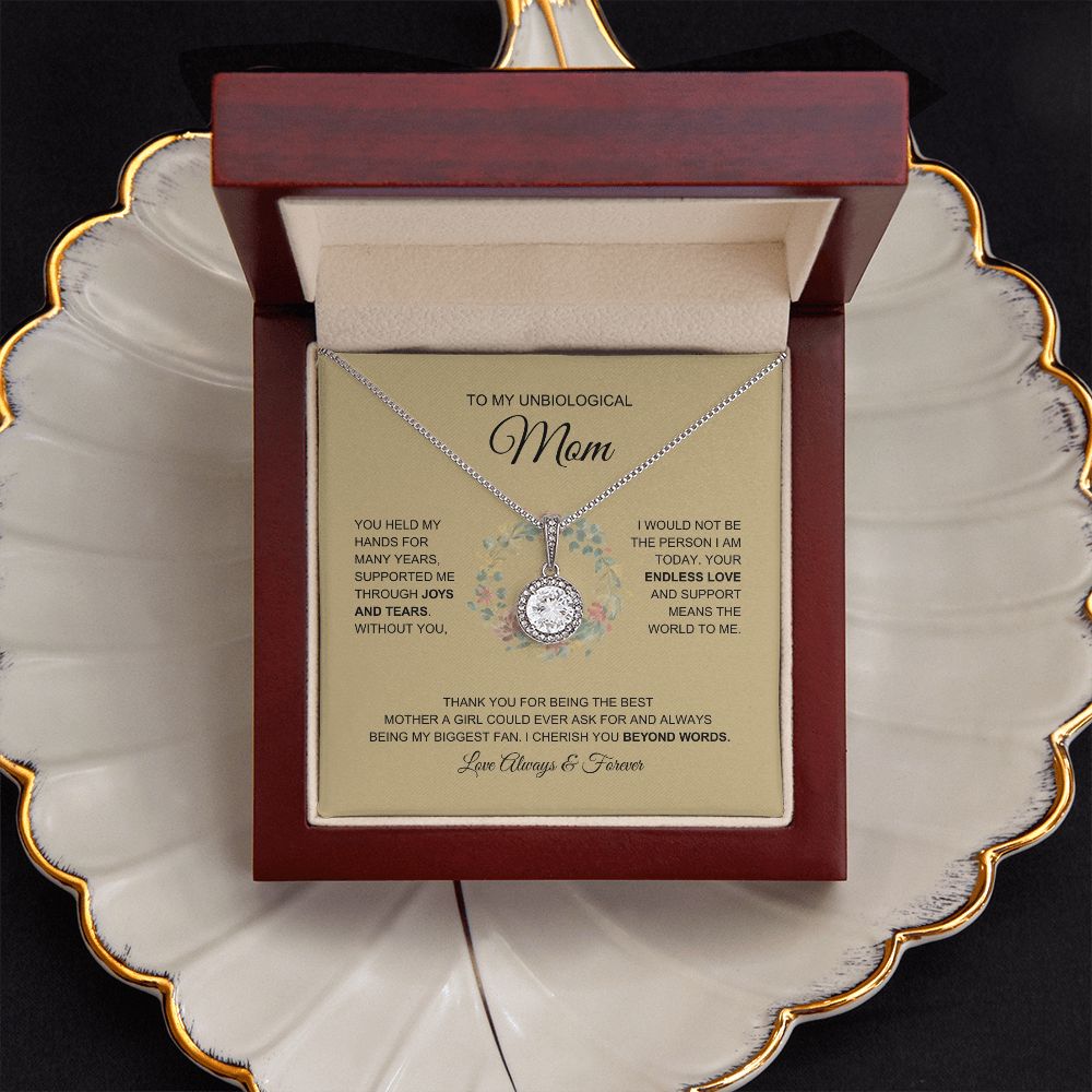 Unbiological Mom - Beyond Words - Eternal Hope Necklace