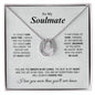 To My Soulmate - My Everything - Lucky In Love Necklace