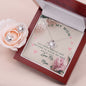 Mom- Love Knot Earring & Necklace Set