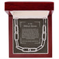 To My Military Spouse - Our Hero - Forever Linked Necklace
