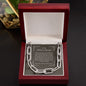 To My Military Spouse - Our Hero - Forever Linked Necklace