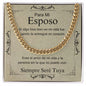 Para Mi Esposo - Amor De Mi Vida - Cuban Link Chain