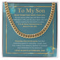 To My Son - Do Your Best - Cuban Link Chain