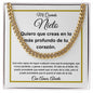 Mi Querido Nieto - Ganas O Aprendes - Cuban Link Chain