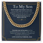 To My Son - Do Your Best - Cuban Link Chain
