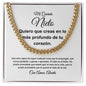 Mi Querido Nieto - Ganas O Aprendes - Cuban Link Chain