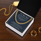 To My Son - Do Your Best - Cuban Link Chain