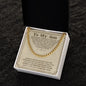 To My Son - Do Your Best - Cuban Link Chain