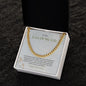 Love Of My Life - Happy Anniversary - Cuban Link Chain