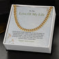 Love Of My Life - Happy Anniversary - Cuban Link Chain