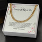 Love Of My Life - Happy Anniversary - Cuban Link Chain