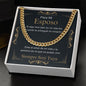 Para Mi Esposo - Amor De Mi Vida - Cuban Link Chain