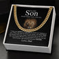 To My Son - Believe In Yourself - Cuban Link Chain