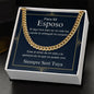 Para Mi Esposo - Amor De Mi Vida - Cuban Link Chain