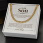 To My Son - Do Your Best - Cuban Link Chain